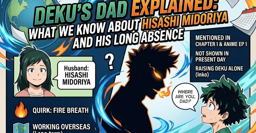 Horikoshi Once Said Deku’s Father Would Be Revealed