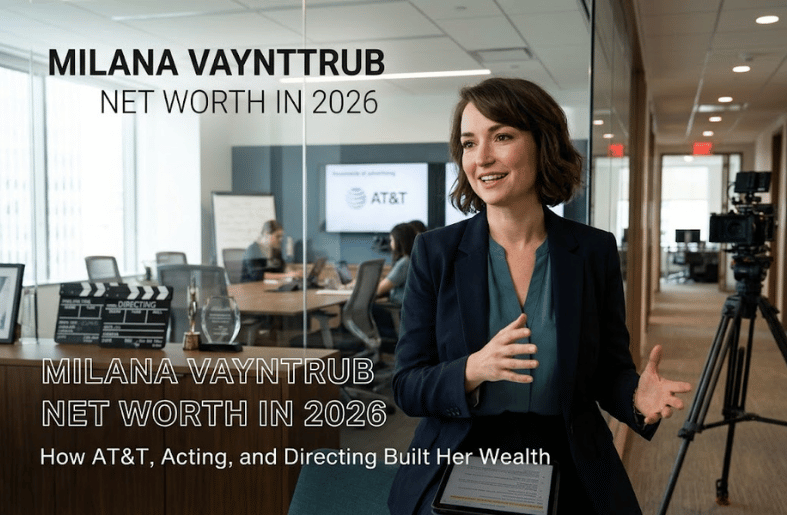Milana Vayntrub Net Worth in 2026: How AT&T, Acting, and Directing Built Her Wealth Milana Vayntrub Net Worth
